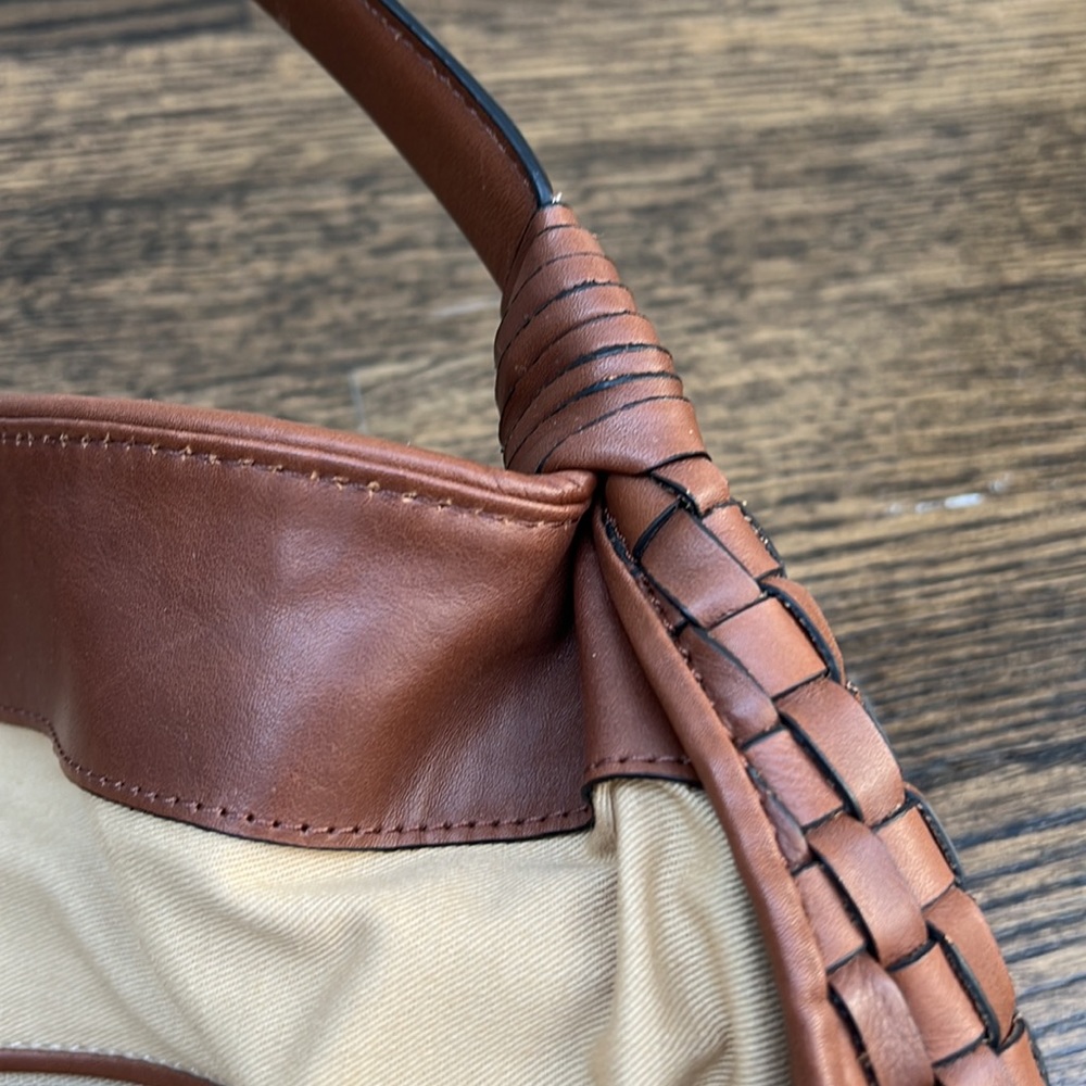NWT Woven leather shoulder/hobo bag - Picture 8 of 16